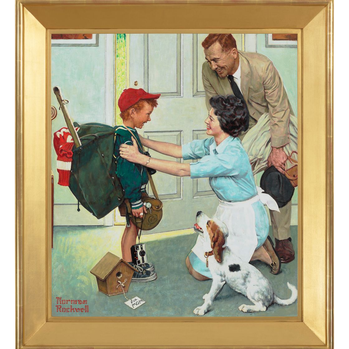 Norman Rockwell — Домой из Лагеря, изображение 2