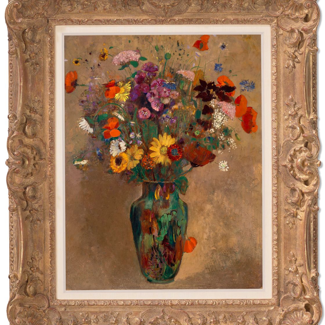 Odilon Redon — Грандиозный букет полевых цветов, изображение 2