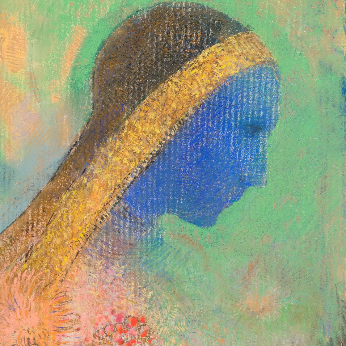 Odilon Redon — Профиль bleu, изображение 1