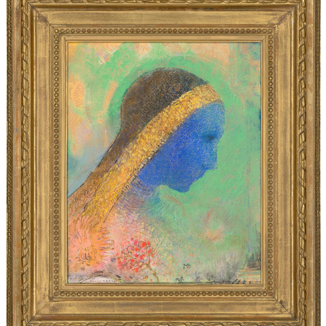 Odilon Redon — Профиль bleu, изображение 4