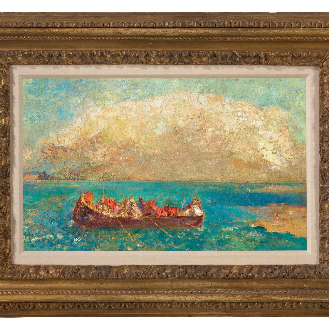 Odilon Redon — Барк среди неодушевленных существ, изображение 2
