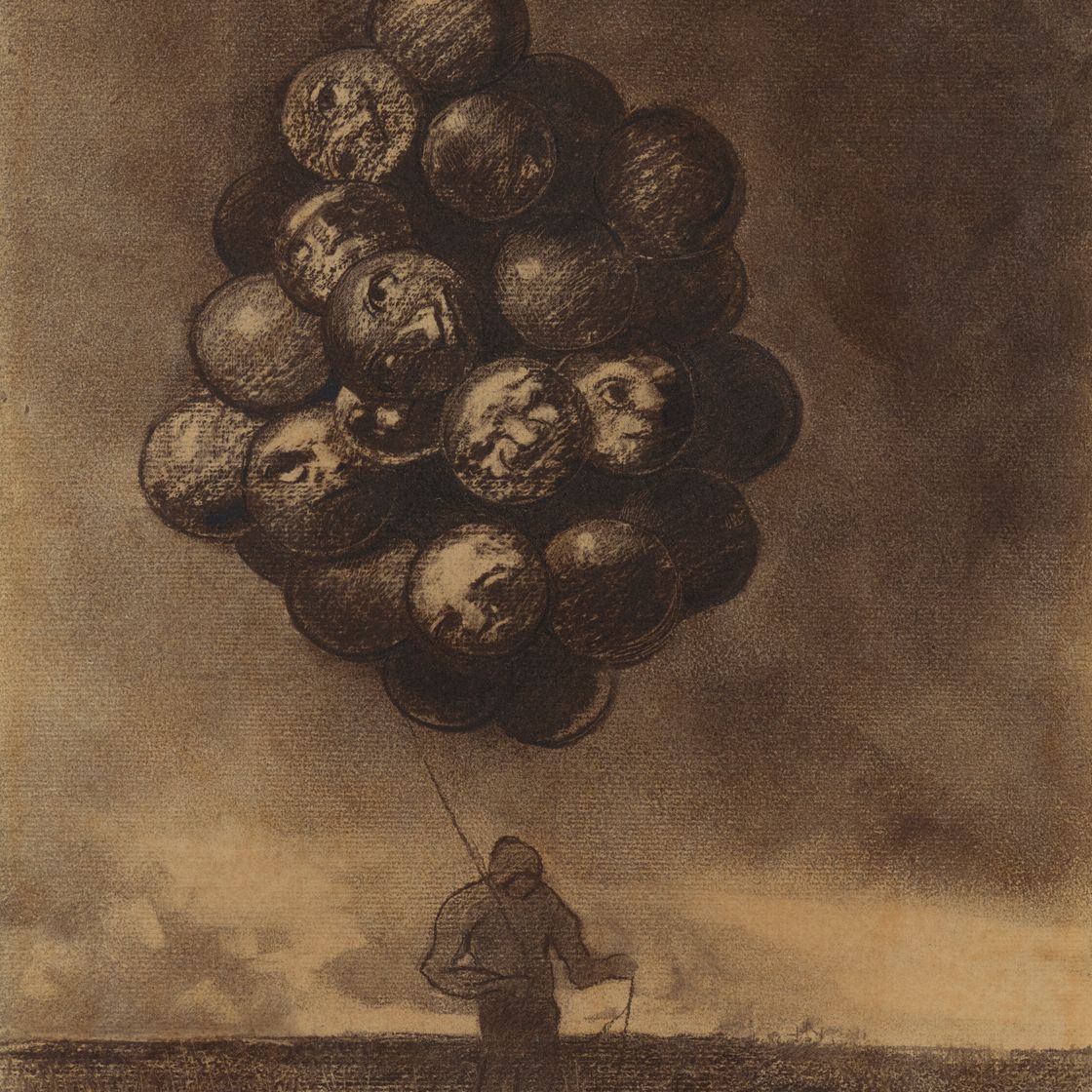 Odilon Redon — Грапп или маршан из воздушных шаров
