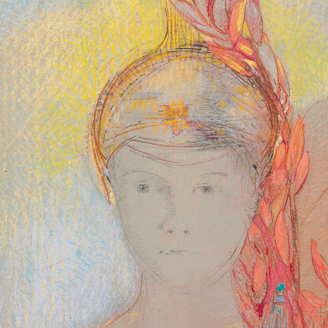 Odilon Redon — Наедине с Минервой