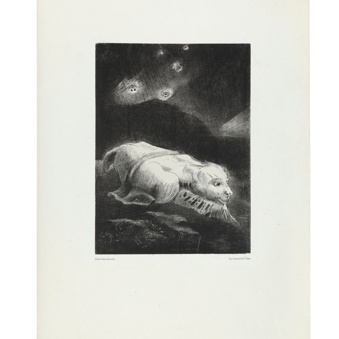 Odilon Redon — Вопрос о том, сохранилась ли жизнь в фонде неизвестной литературы; план выпуска альбома оригиналов