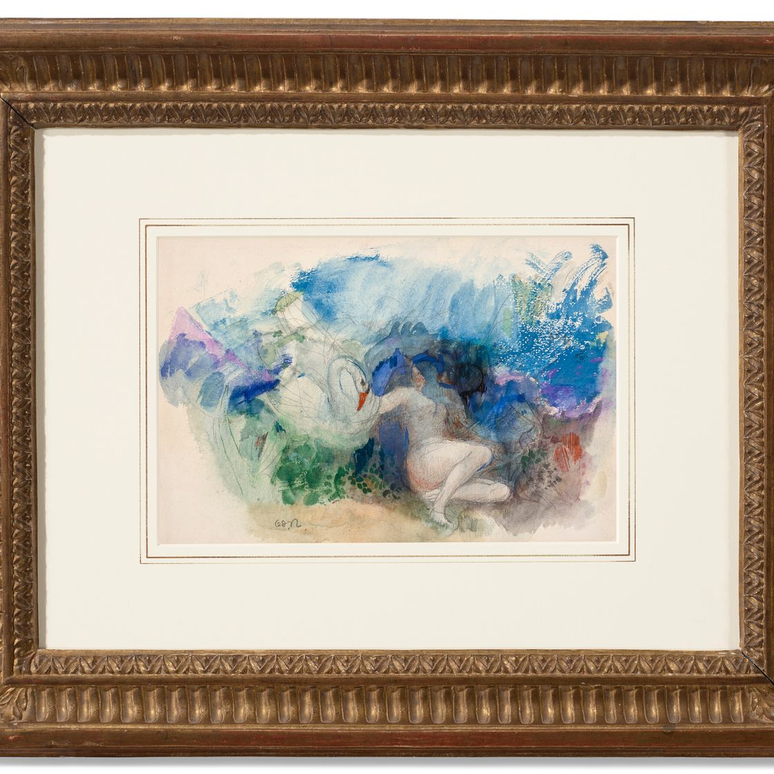 Odilon Redon — Лида и лебедь, изображение 2