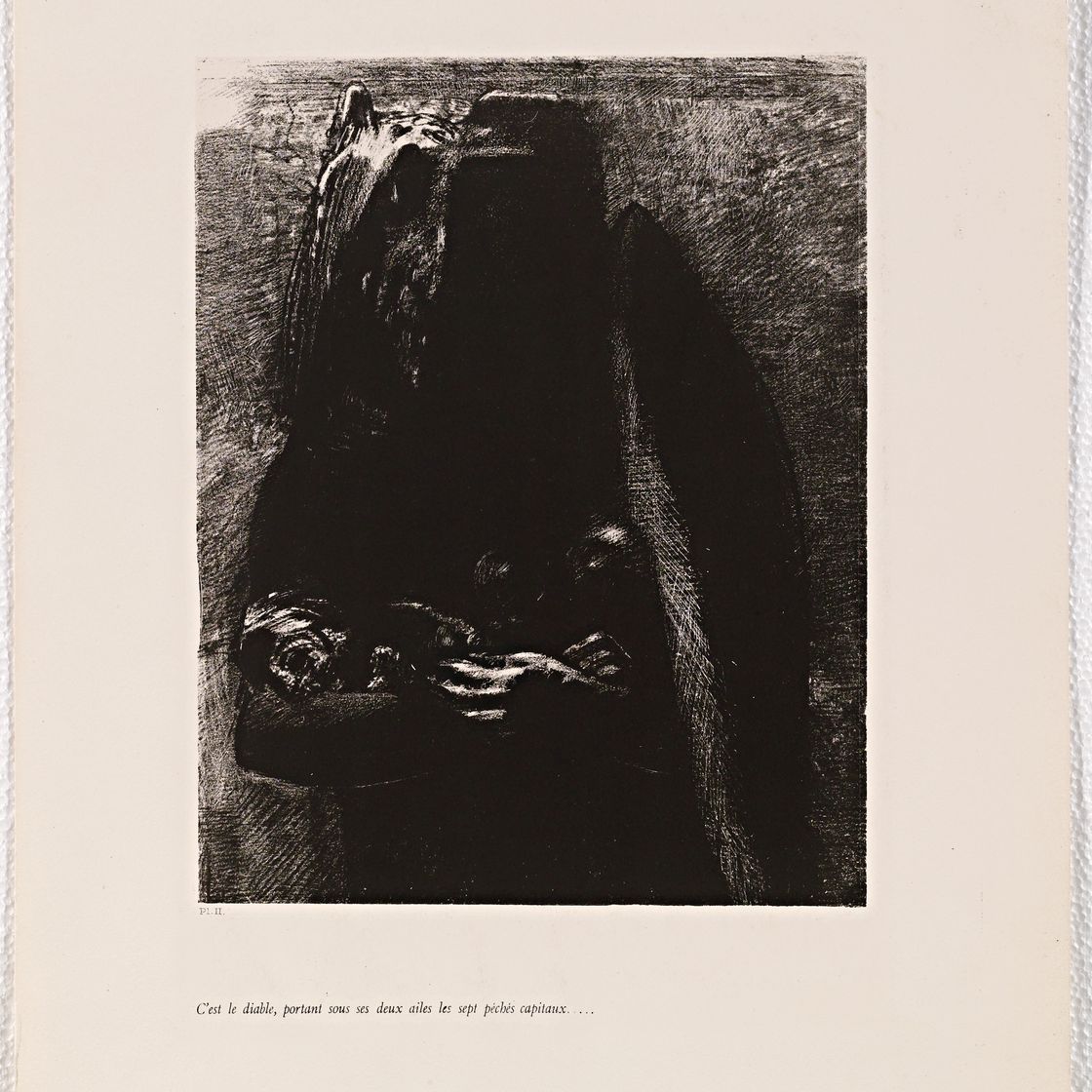 Odilon Redon — Шатер Святого Антуана – Текст Гюстава Флобера, изображение 10