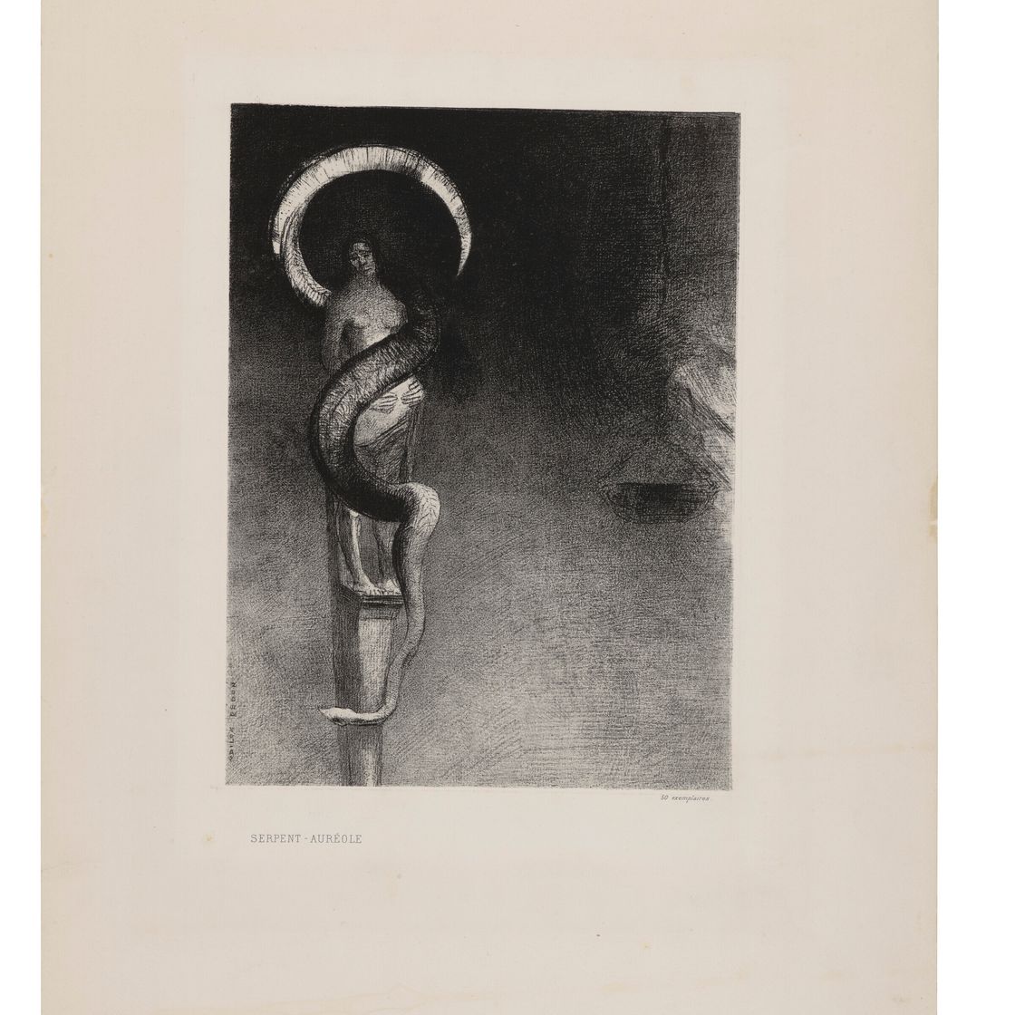 Odilon Redon — Змея-Ореол