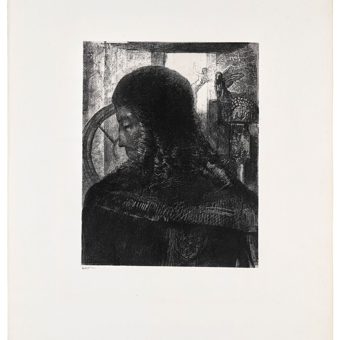 Odilon Redon — Старый кавалер