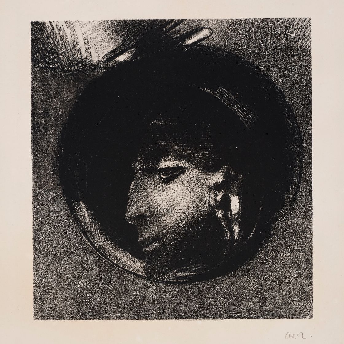 Odilon Redon — Cellule auriculaire, из альбома L'Estampe Originale, второй альбом