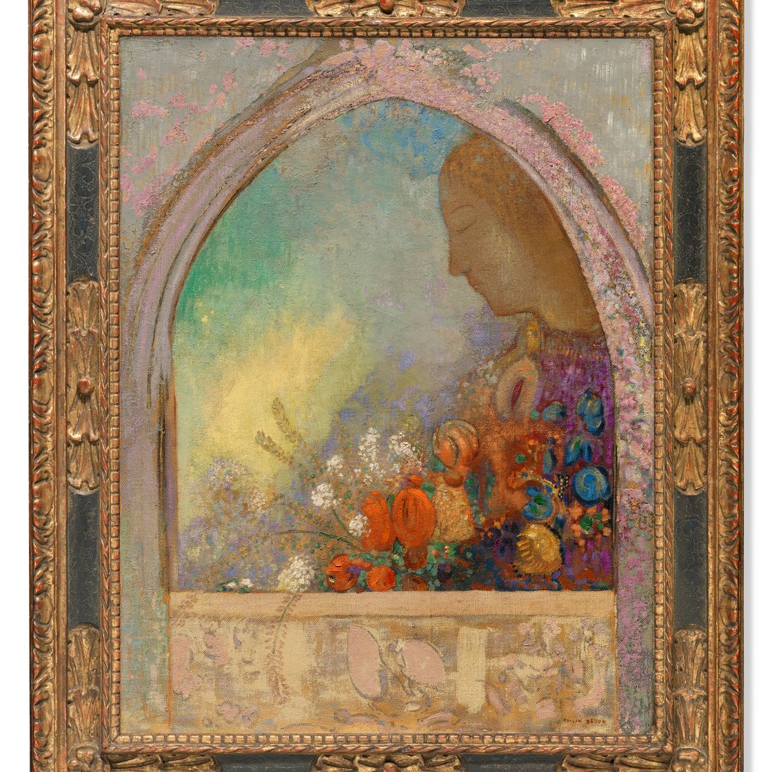 Odilon Redon — Профиль танцует в живую, это австралийский город цветов, изображение 4