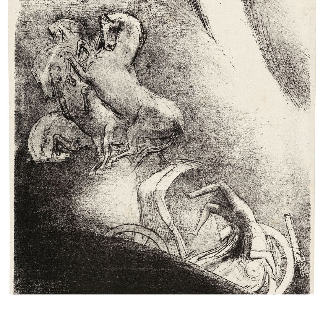 Odilon Redon — Две тарелки из: Шатра Святого Антуана (Северная Тройя), изображение 2