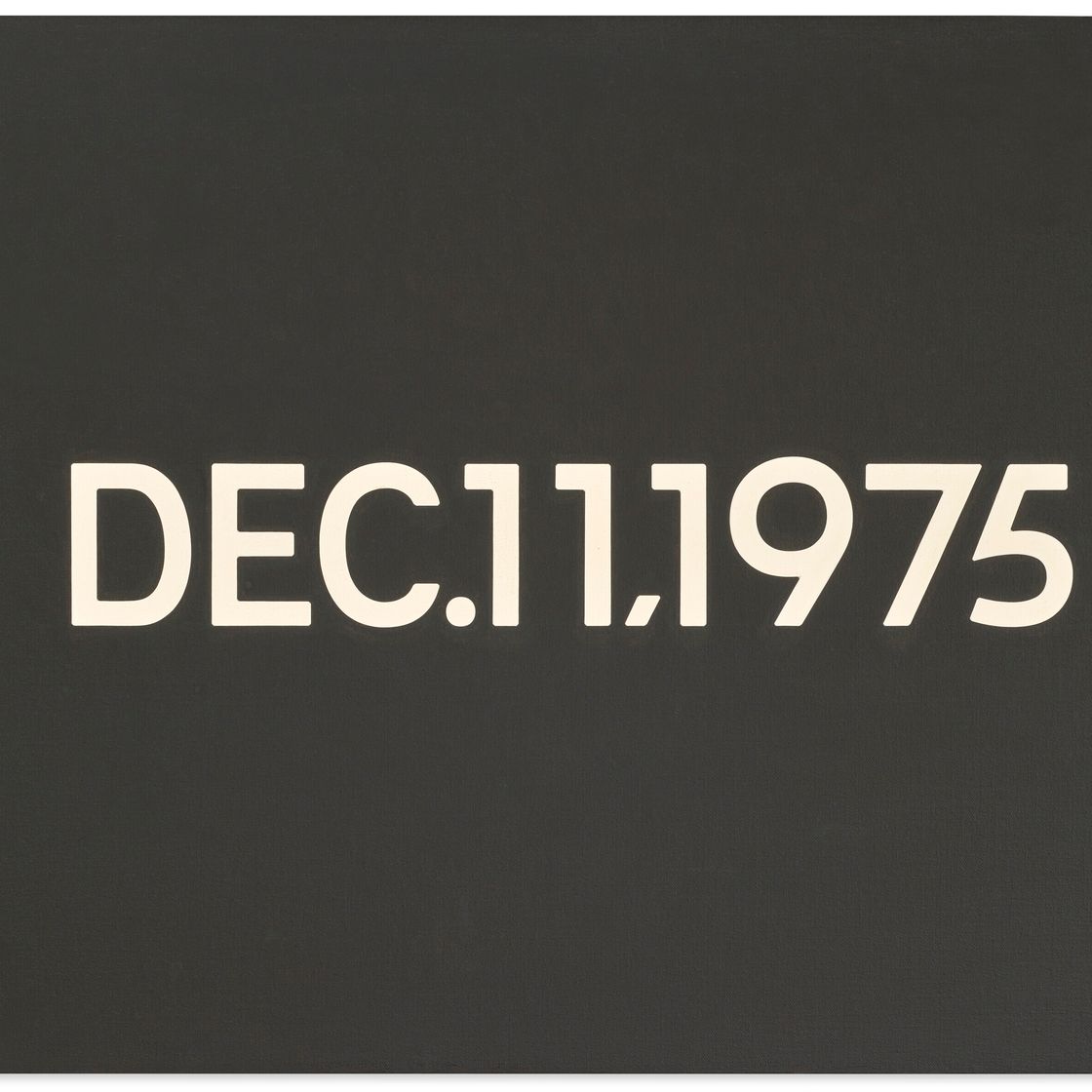 On Kawara — 11 декабря 1975 года, с сегодняшнего дня, 1966-2013, изображение 1
