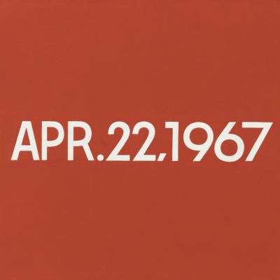 On Kawara — 22 апреля 1967 года