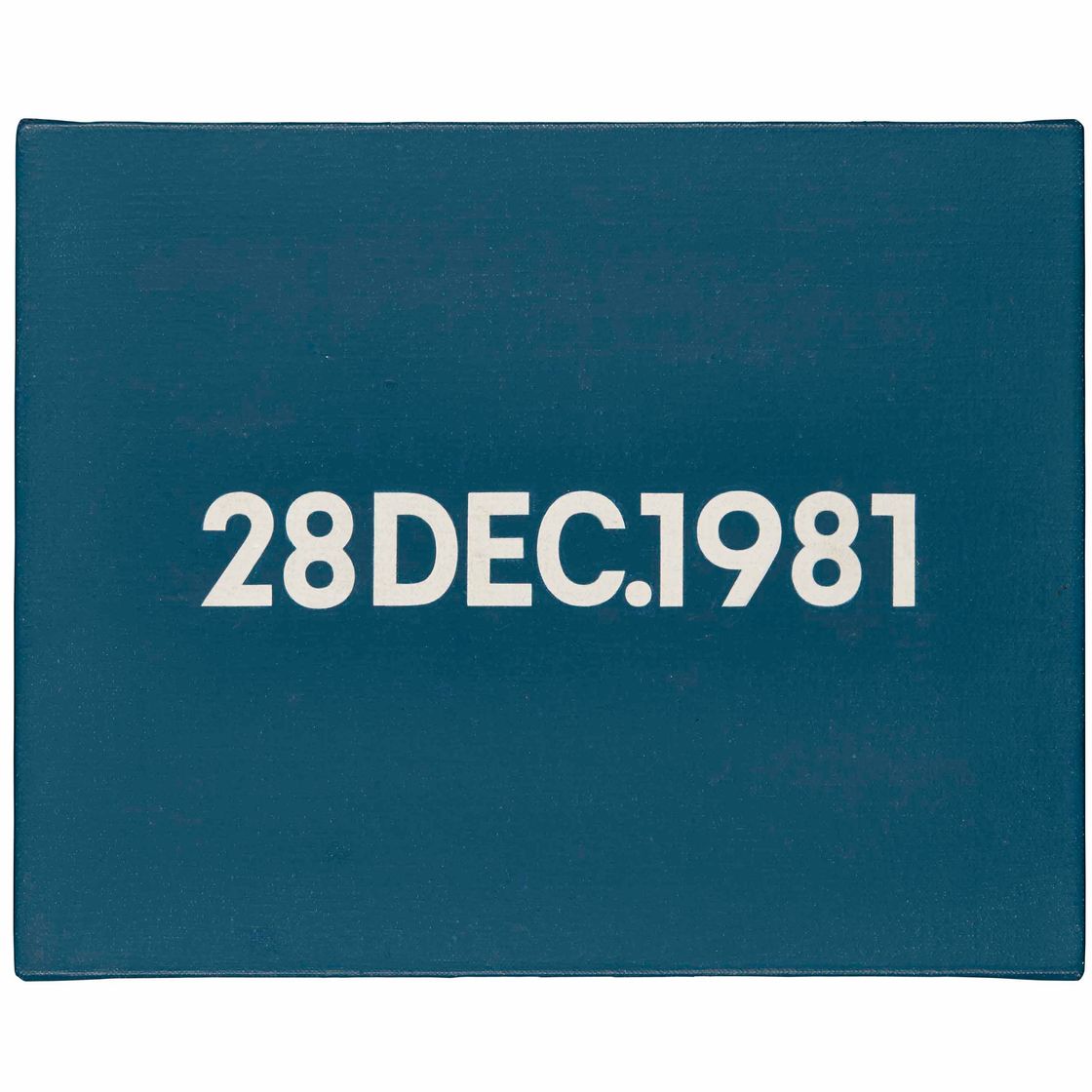 On Kawara — 28 ДЕКАБРЯ 1981 ГОДА