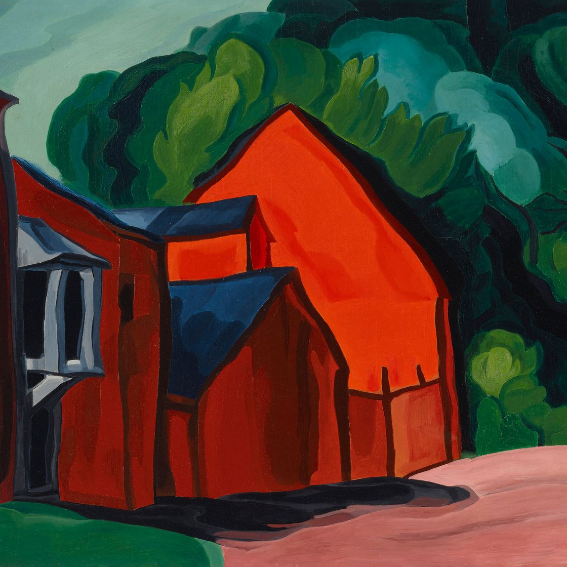Oscar Florianus Bluemner — Скотный двор, изображение 1