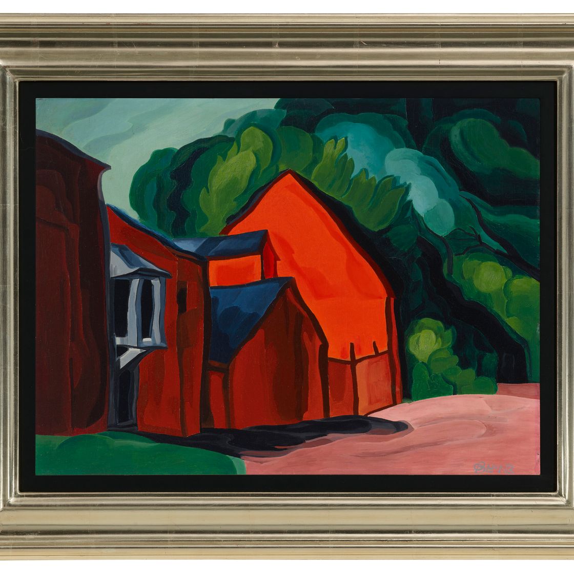 Oscar Florianus Bluemner — Скотный двор, изображение 2