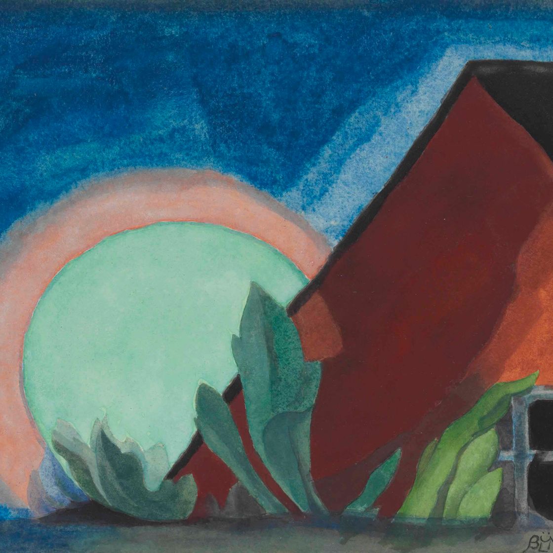 Oscar Florianus Bluemner — Спящий (Весенняя луна)