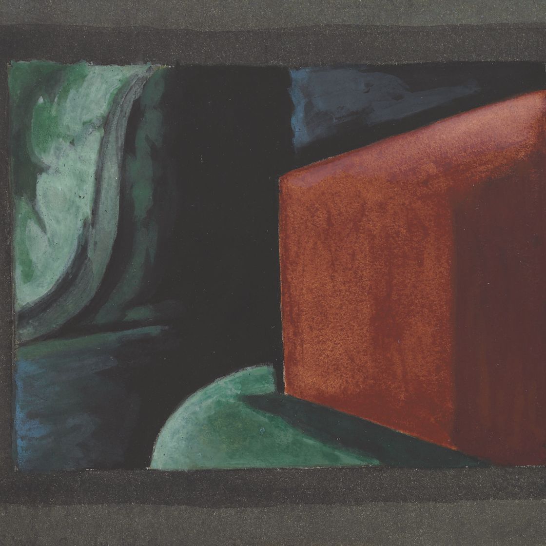 Oscar Florianus Bluemner — Исследование для "Приближающегося черного"