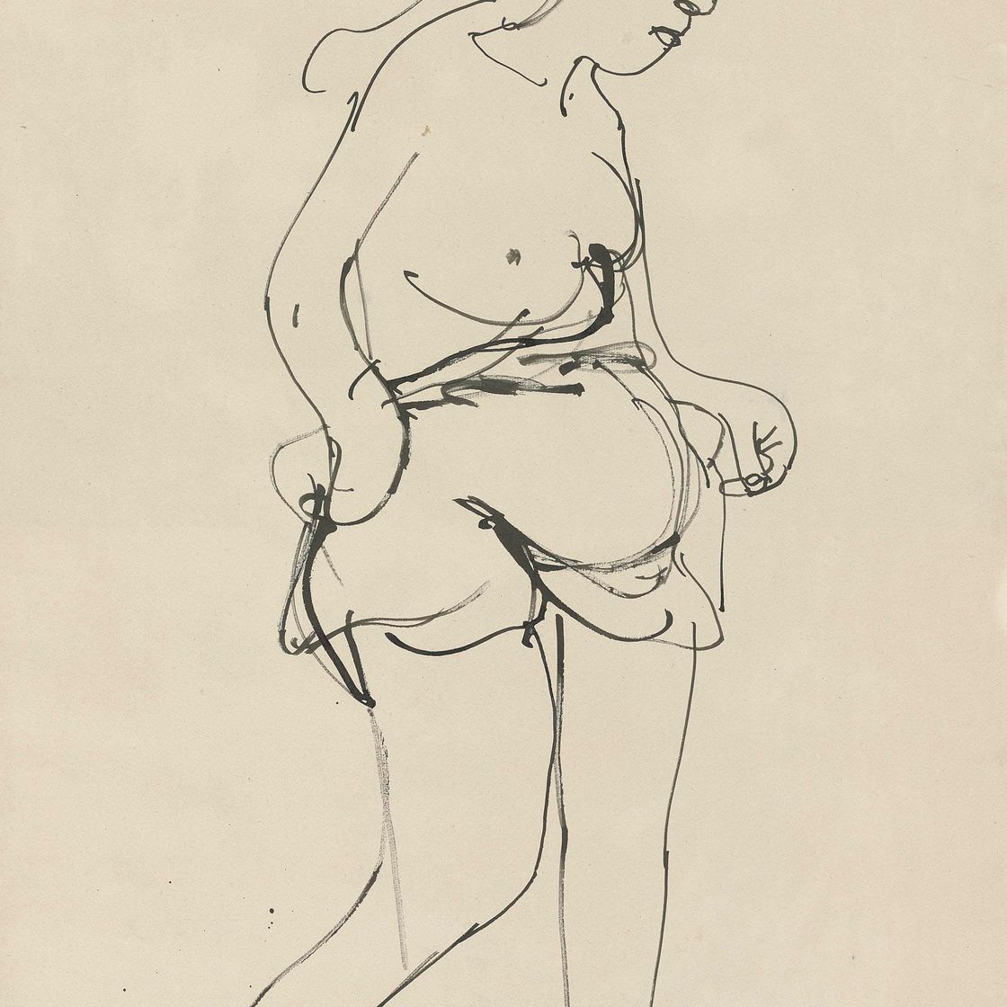 Oskar Kokoschka — Стехендес Мэдхен