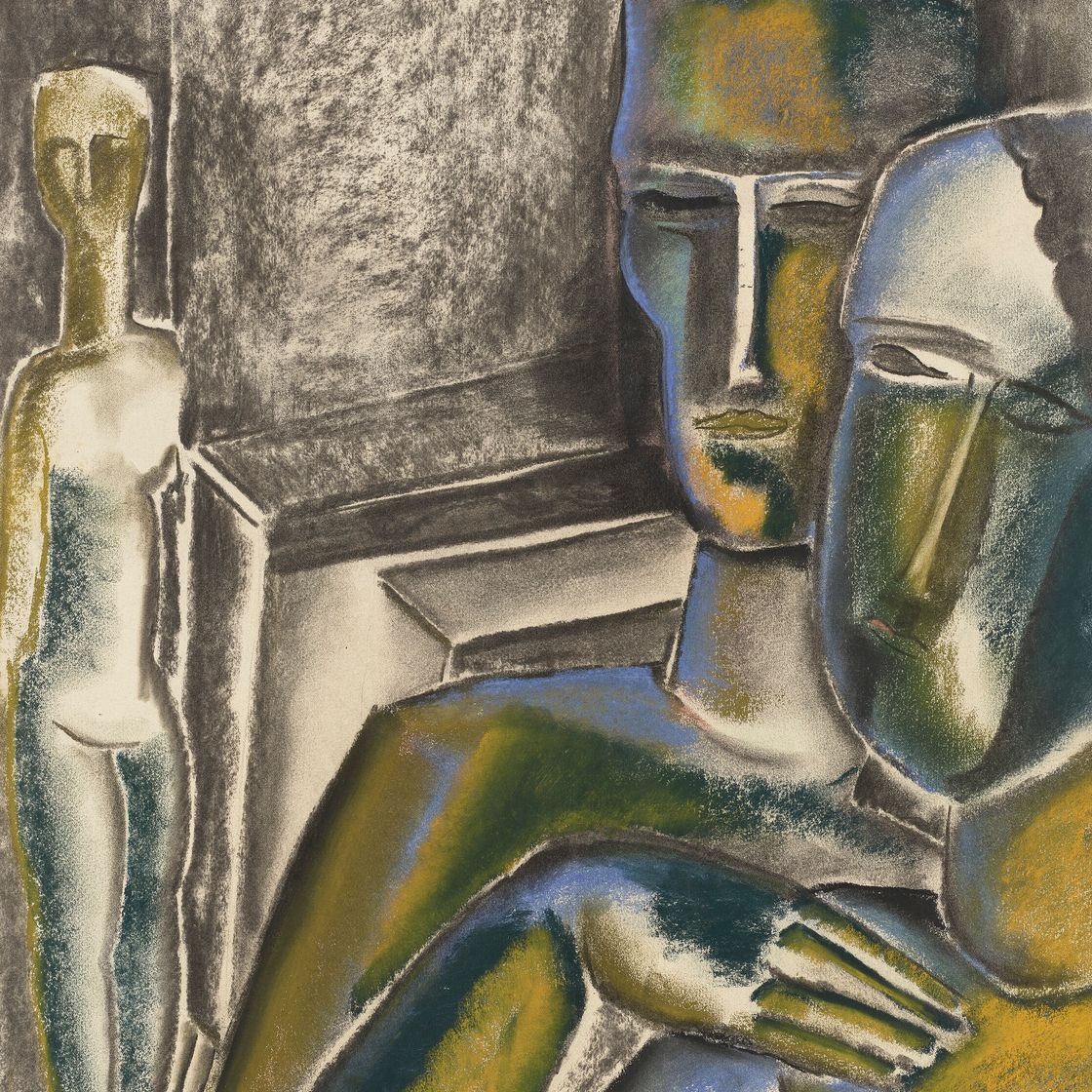 Ossip Zadkine — Фигуры троицы, изображение 1