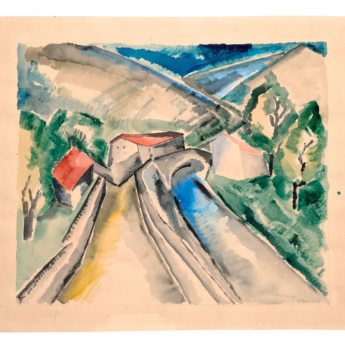 Ossip Zadkine — Оплата авекпонт, изображение 2