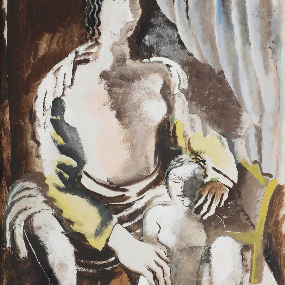 Ossip Zadkine — Мать и дитя