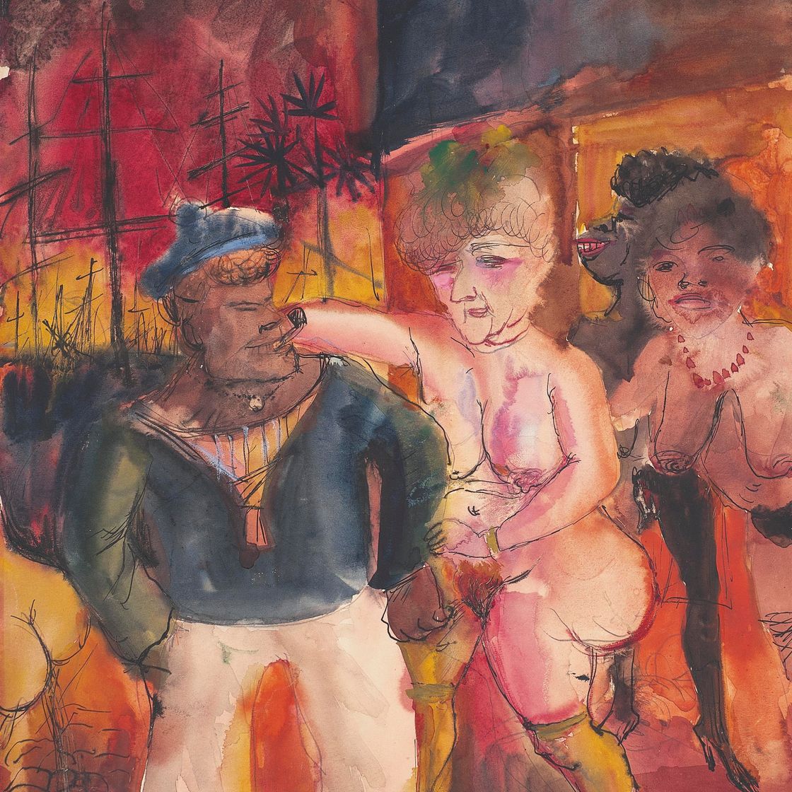 Otto Dix — Тропическая ночь