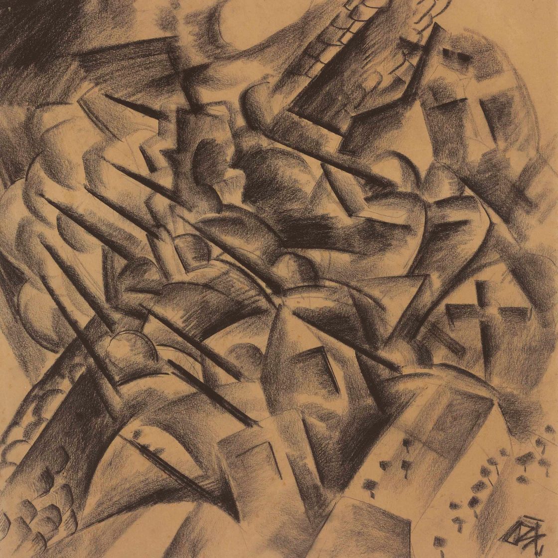 Otto Dix — На Фридхофсмауэр