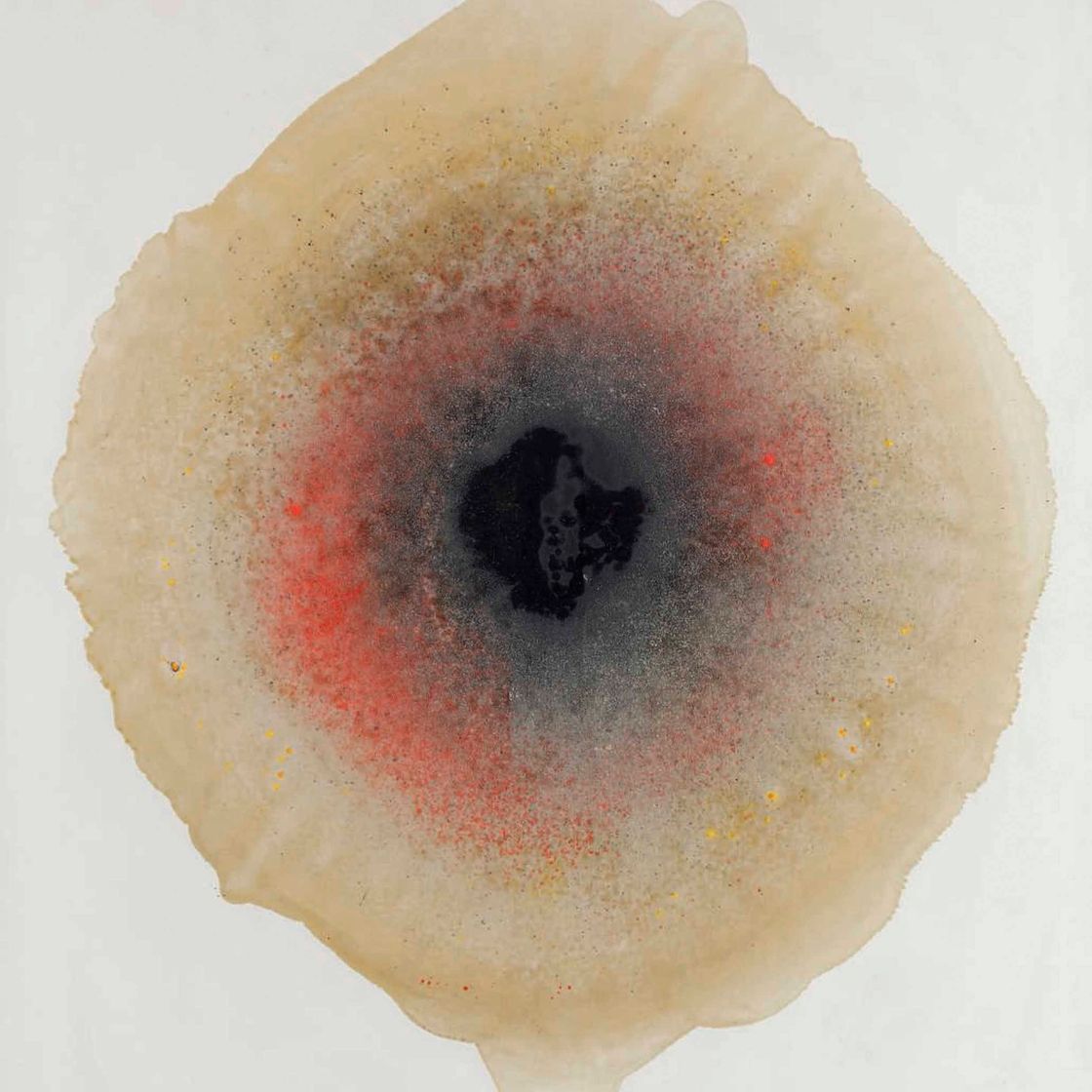 Otto Piene — Фейерблюм - огненный цветок с желтыми краями