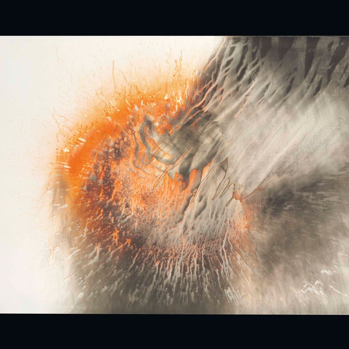 Otto Piene — Оранжевый огонь