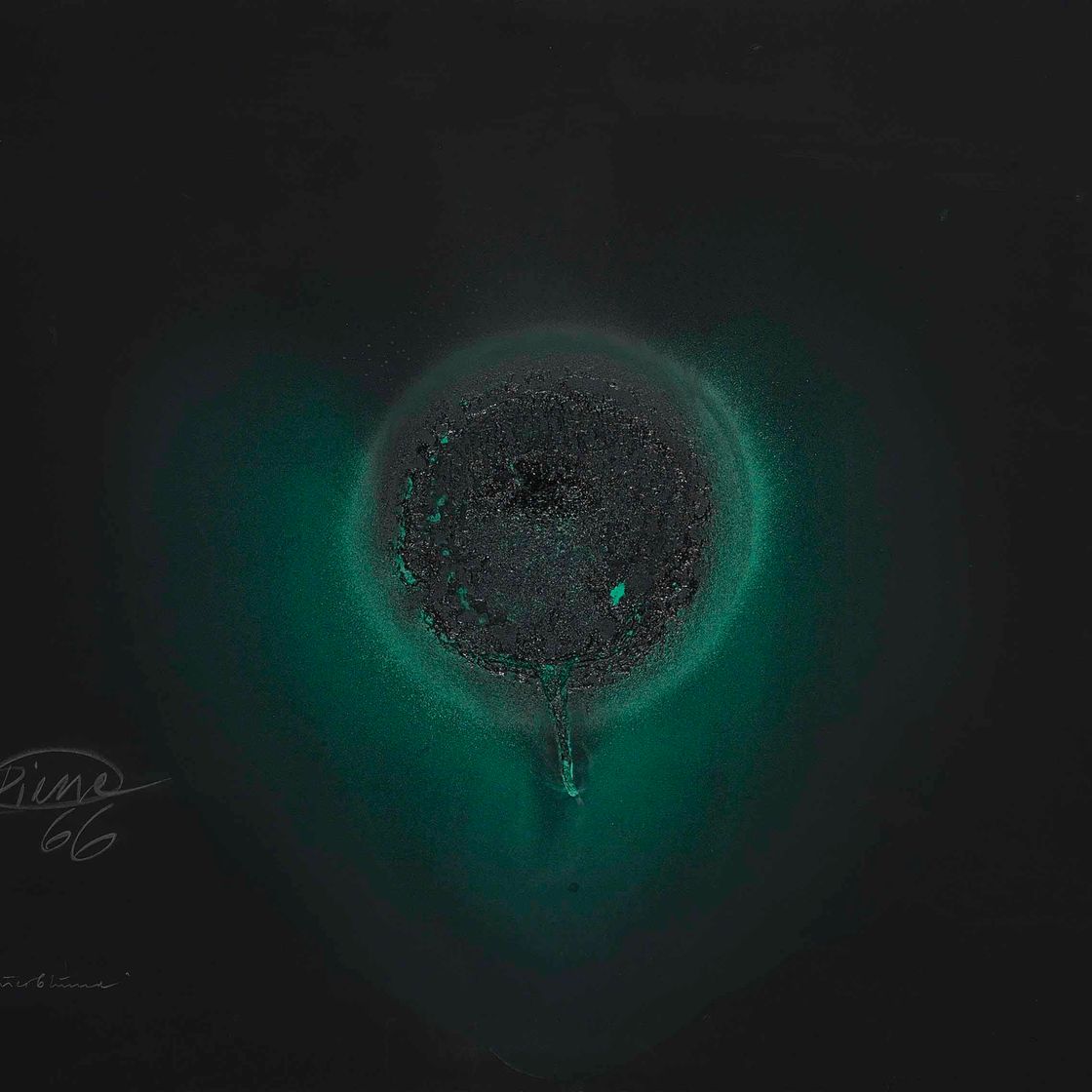 Otto Piene — Grüne Feuerblume (Зеленый огненный цветок)