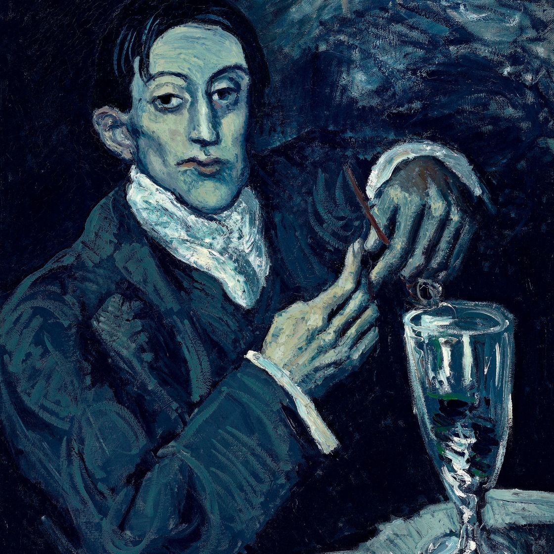 Pablo Picasso — Портрет Ангела Фернандеса де Сото