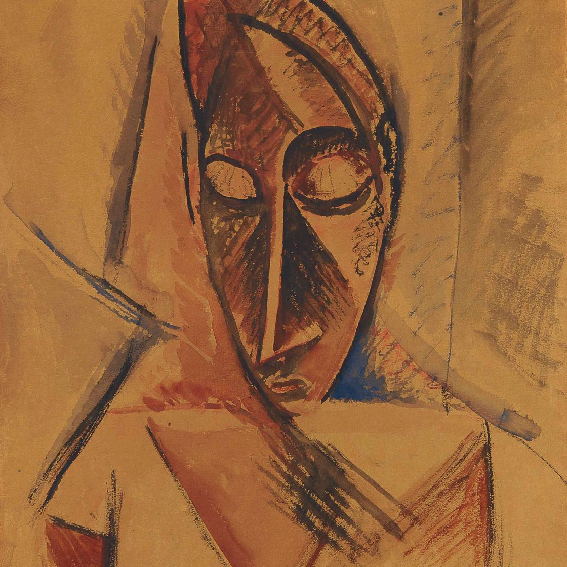 Pablo Picasso — Тет-а-тет (этюд о драпировке )