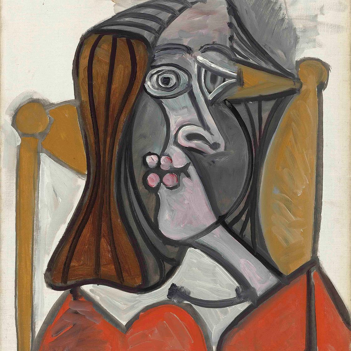 Pablo Picasso — Женщина в одиночестве