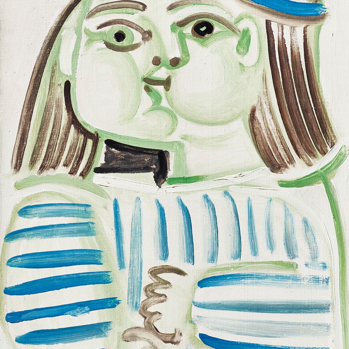Pablo Picasso — Бюст молодой девушки (Палома), изображение 1