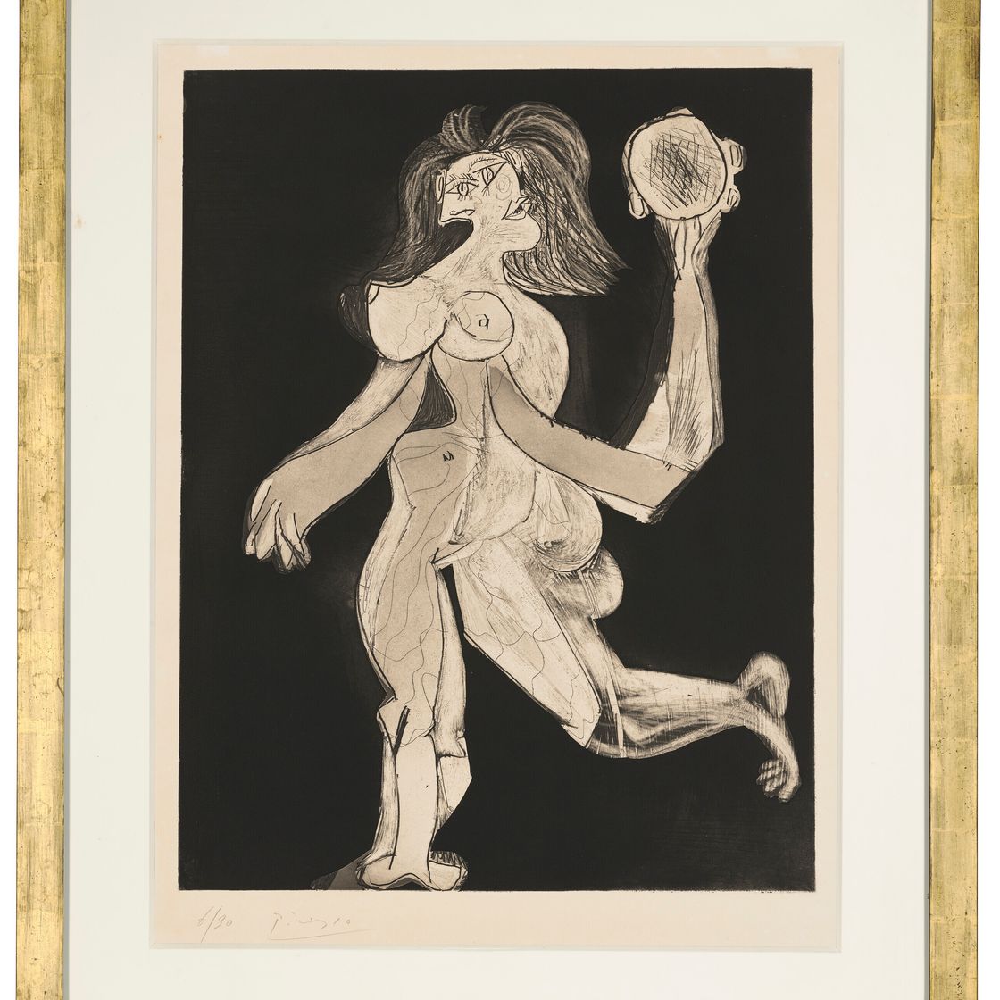 Pablo Picasso — Женщина на тамбурине, изображение 2