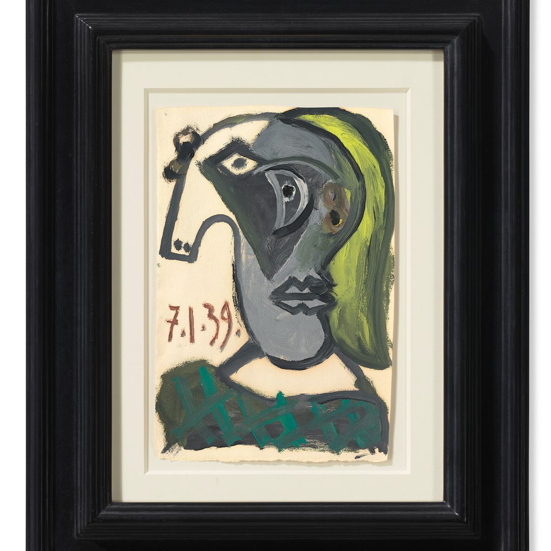 Pablo Picasso — Тет-а-тет с женщиной (Дора Маар), изображение 3