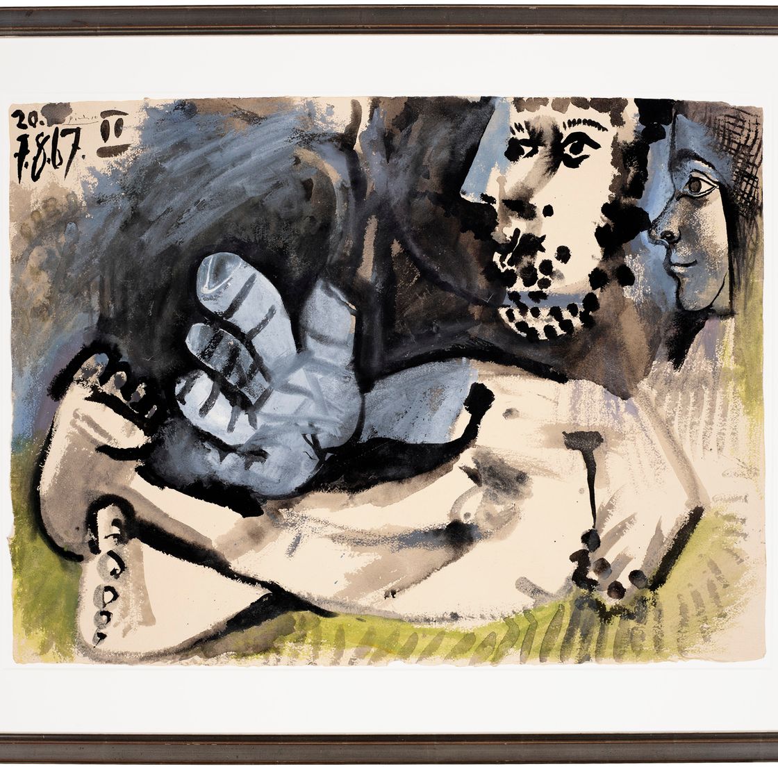 Pablo Picasso — Мужчина и женщина, изображение 2
