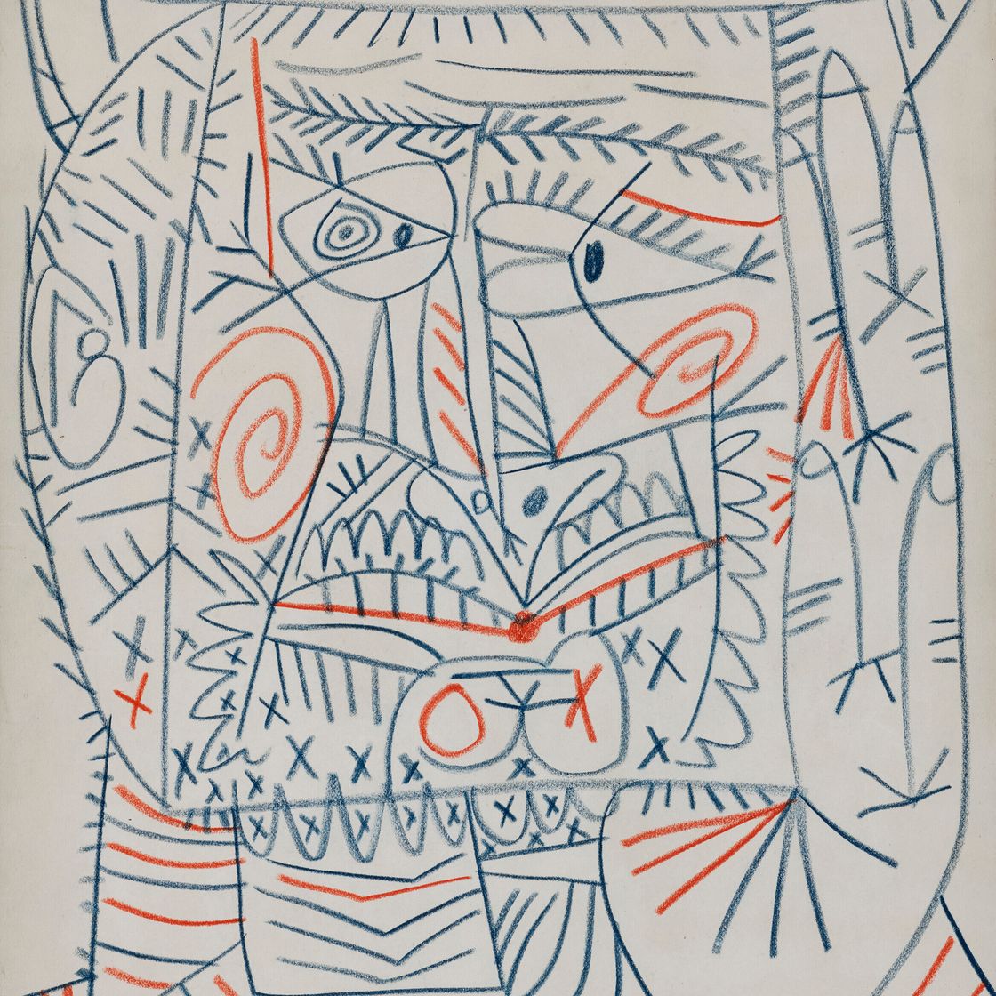 Pablo Picasso — Тет-а-тет с человеком во главе, изображение 1