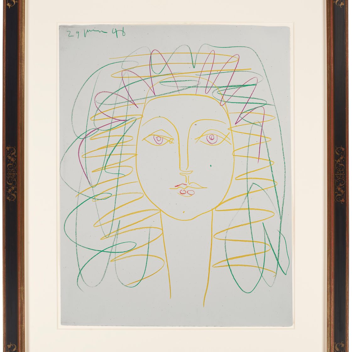 Pablo Picasso — Женский портрет (Франсуаза), изображение 2
