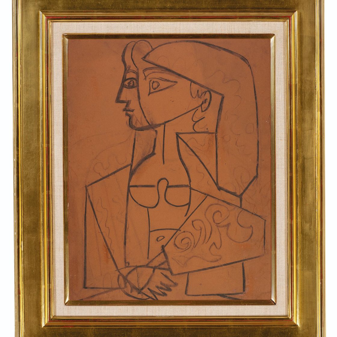 Pablo Picasso — Бюст женщины в профиле, изображение 2