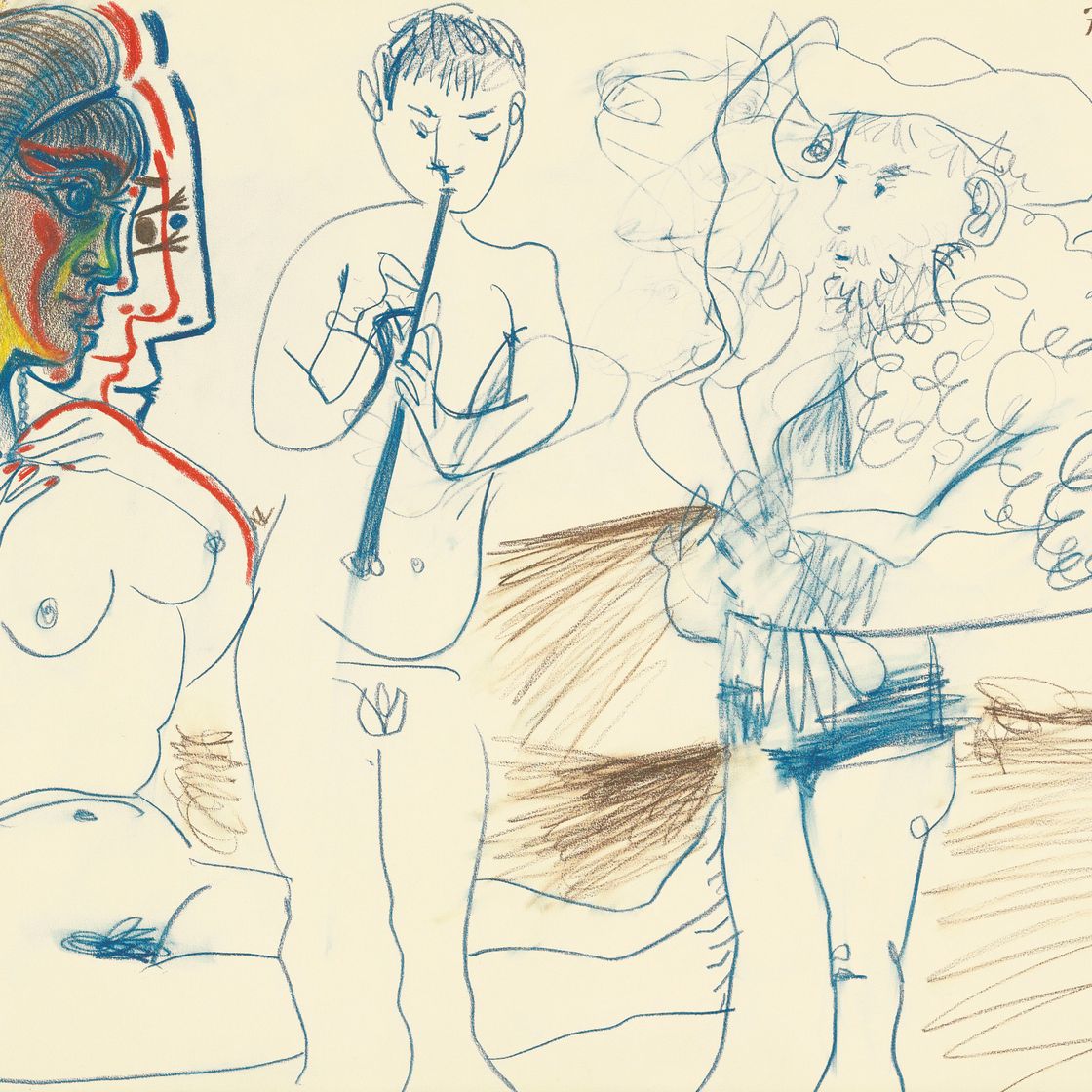 Pablo Picasso — Человек с мутоном, я и музыка