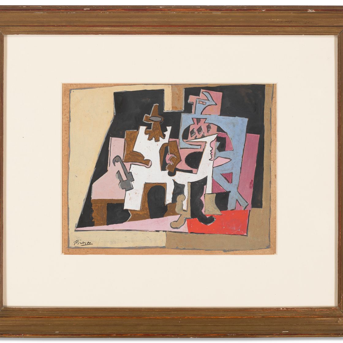 Pablo Picasso — Пьеро и Арлекин, изображение 2