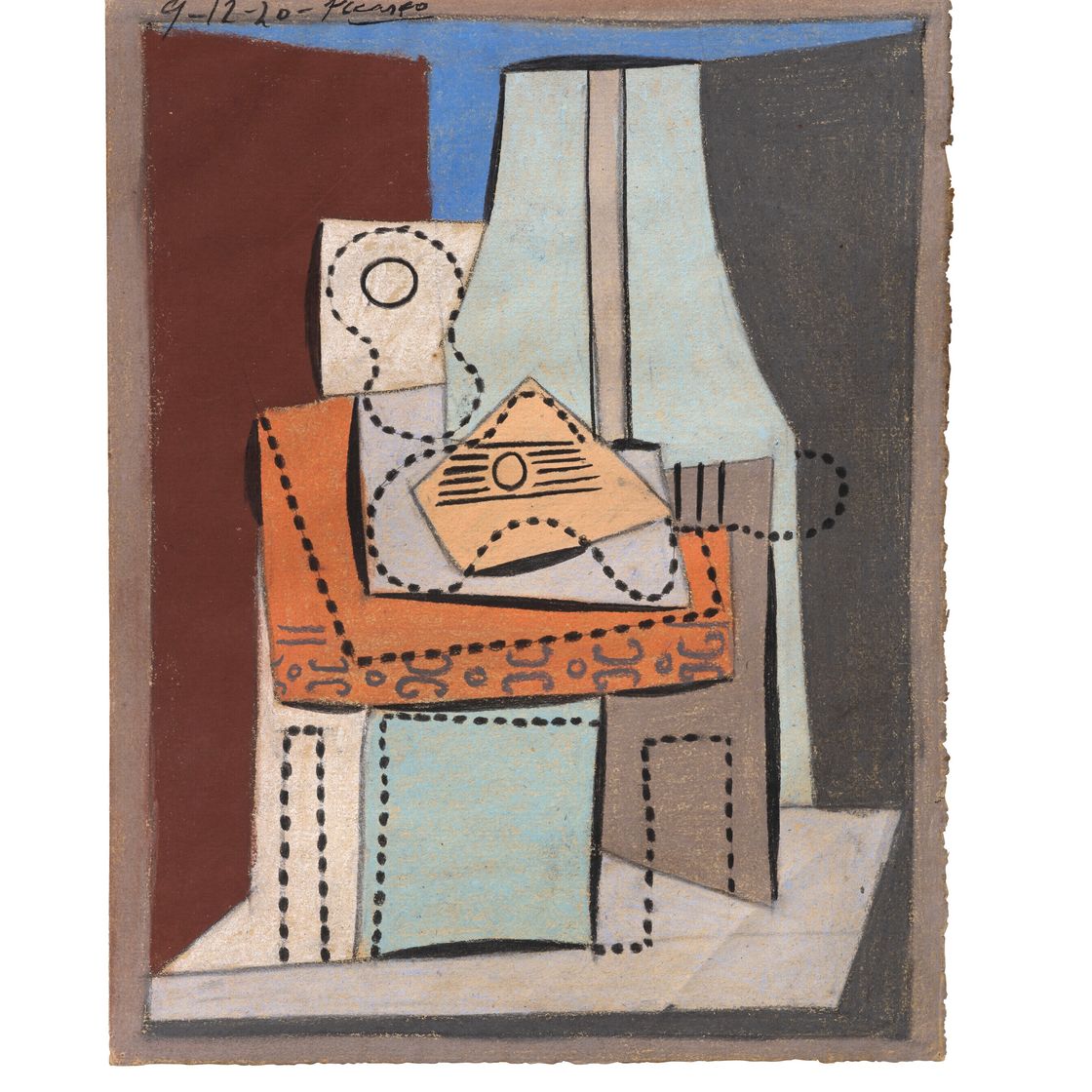 Pablo Picasso — Смерть природы. Гитара и композиция IV, изображение 2