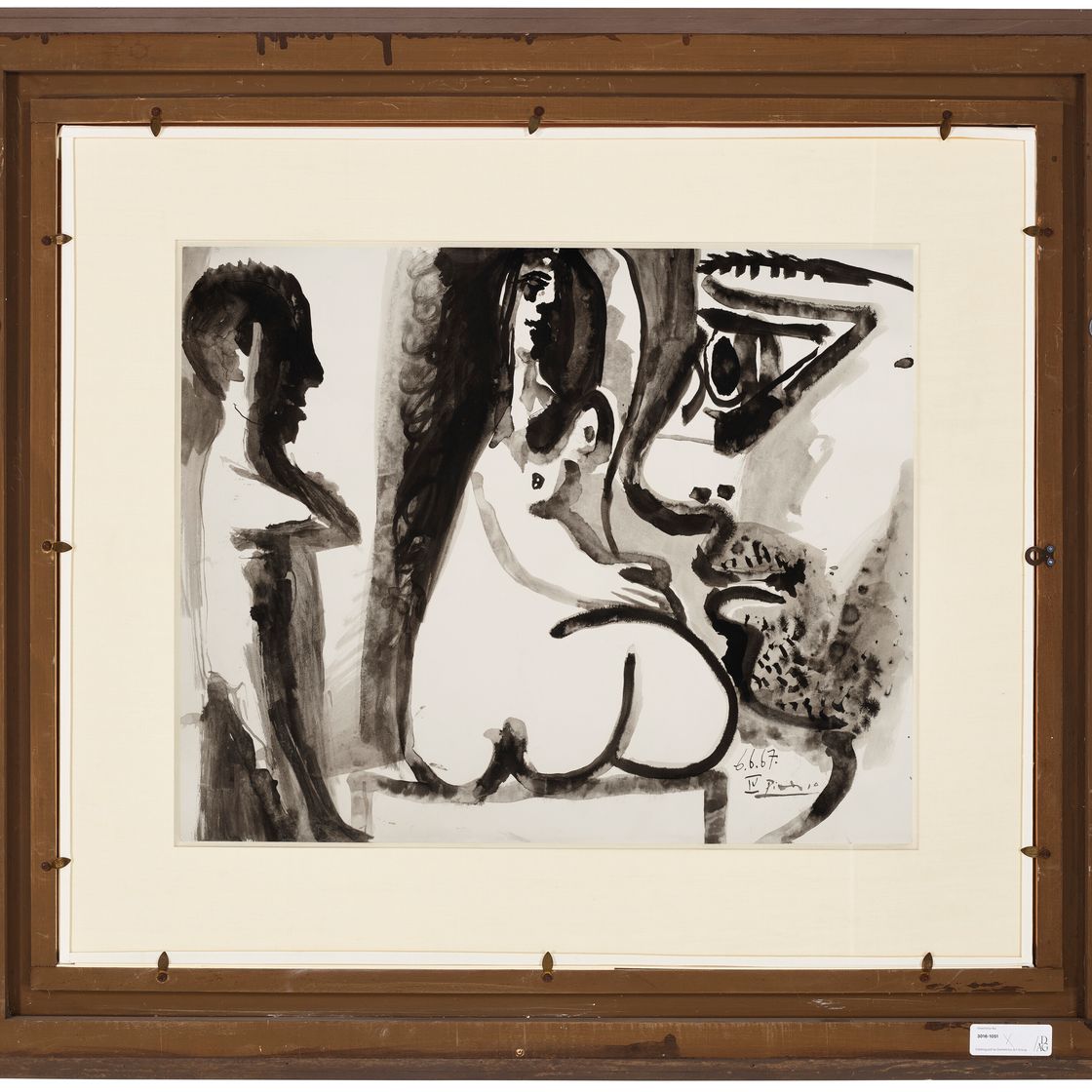Pablo Picasso — Мужчина и три новые женщины (спереди); Женщина и двое мужчин (сзади), изображение 4