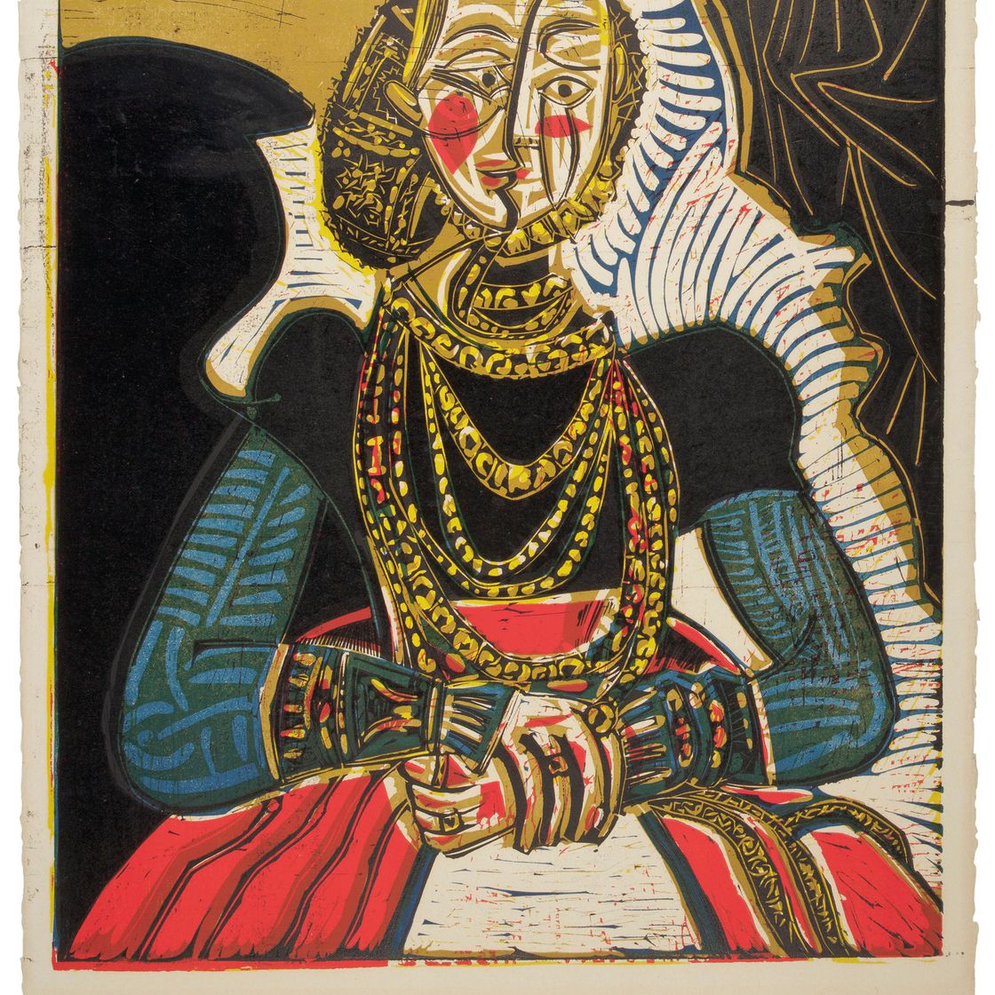 Pablo Picasso — Бюст молодой женщины д'Апре Кранаха