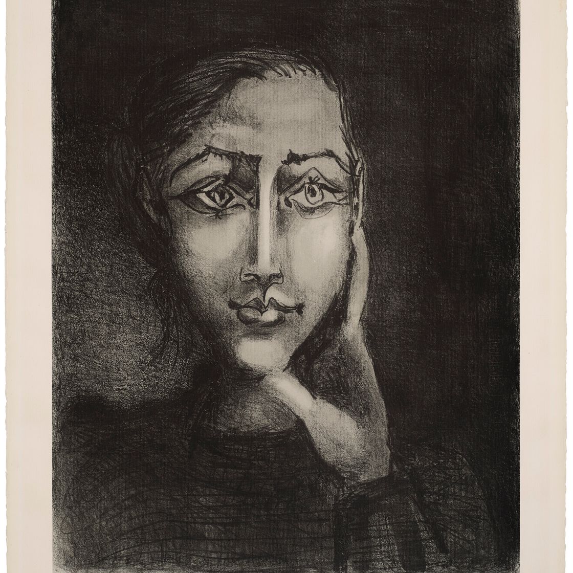 Pablo Picasso — Франсуаза сюр фон гри, изображение 3