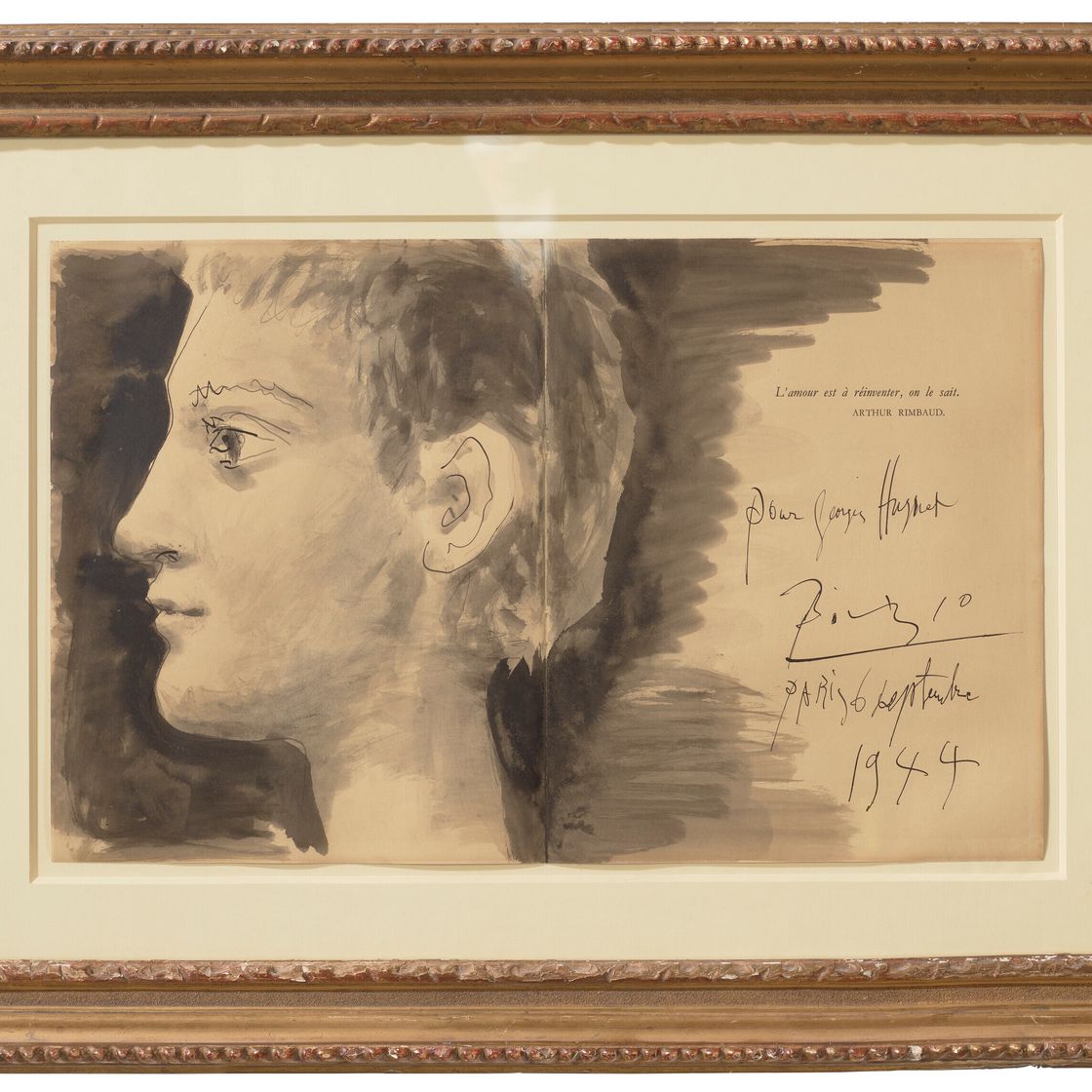 Pablo Picasso — Молодой человек в профиле, изображение 2