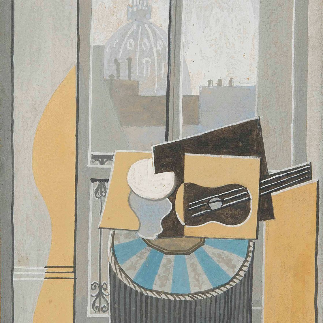 Pablo Picasso — Мертвая природа Деван ля фнетр donnant l'église, который сюр ул. Августин