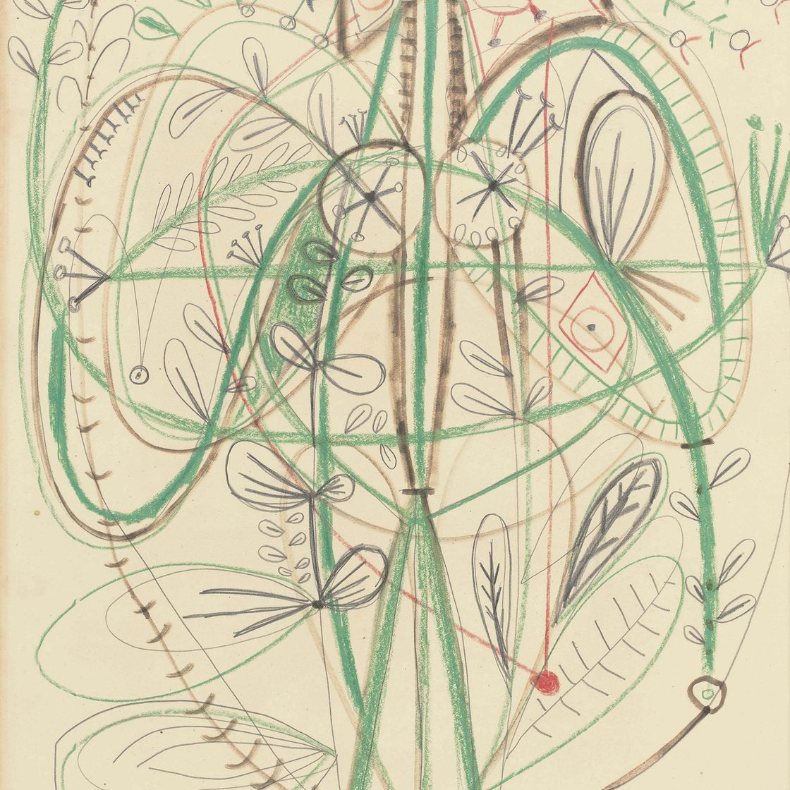 Pablo Picasso — Женщина-флер